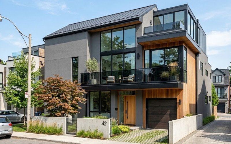 Smart Urban Home Exterior Design